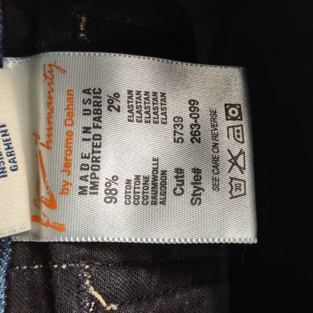 Citizens of Humanity Amber#263 Stretch High-Rise Boot Dark Wash Jeans Size 28 - Picture 8 of 13